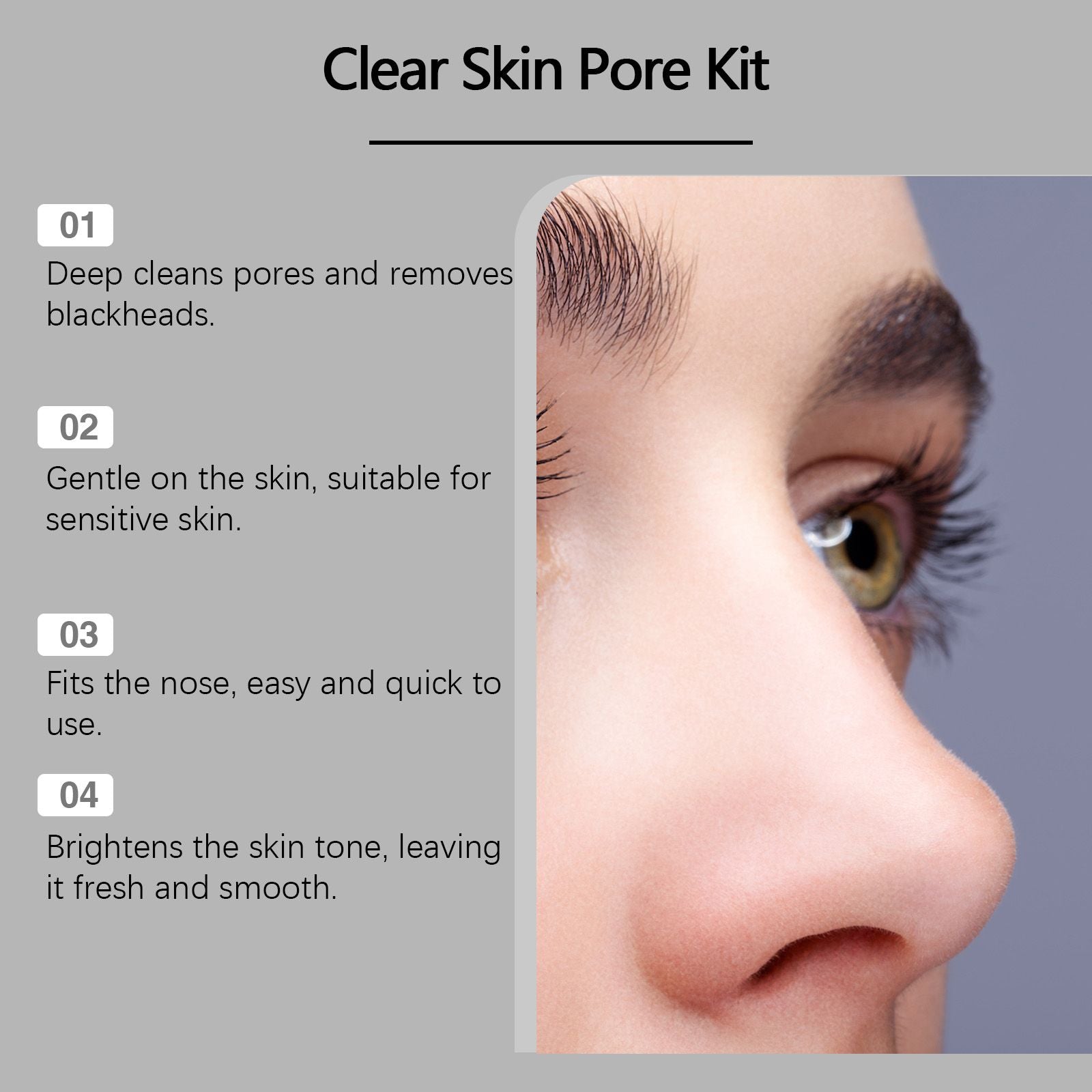 Hoygi Mitesser-Nasenmasken-Set