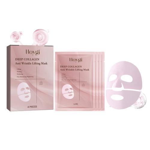 Hoygi Collagen Anti-Wrinkle Moisturizing Mask (Box Set) Brightens, Rejuvenates And Nourishes Every Inch Of Skin With Radiance. Moisturizing Mask