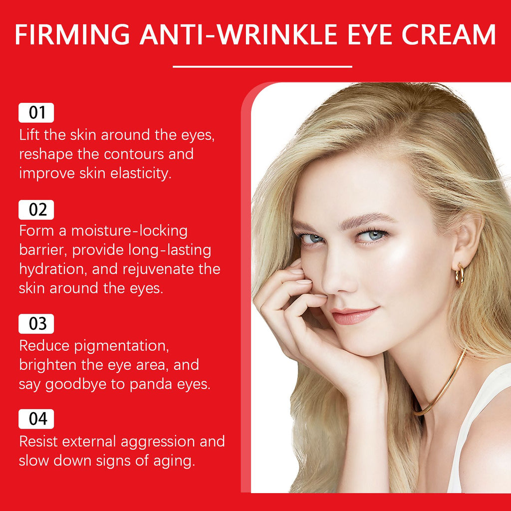 EELHOE Verfestigende Augencreme, Festigende und Hydratisierende Augenpflege-Essenz, Feuchtigkeitsspendende und Massierende Augencreme