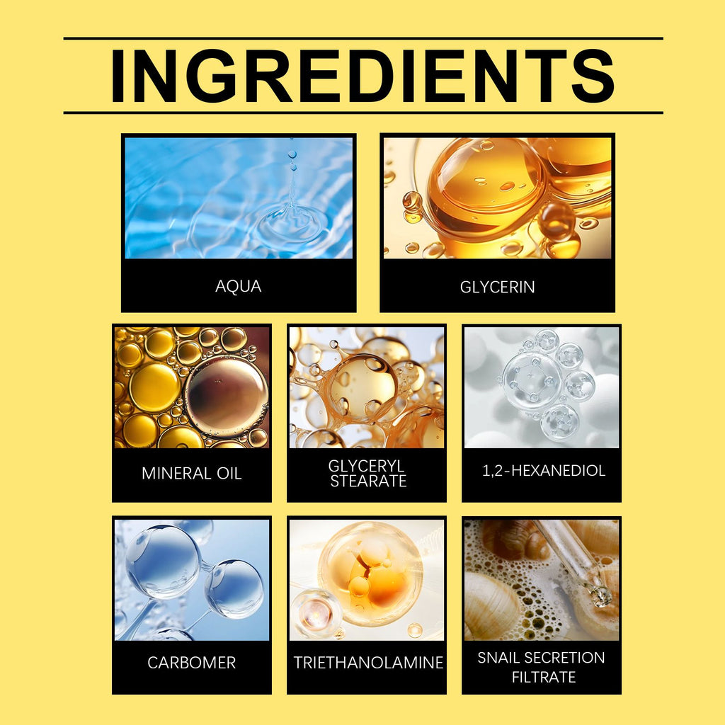 OUHOE Schneckenpflegecreme für das Gesicht – Feuchtigkeitsspendend, reparierend, Hautpflegecreme