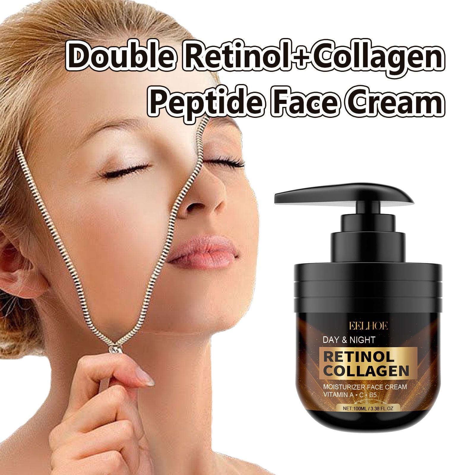 EELHOE Day Night Retinol-Kollagen Feuchtigkeitscreme, straffend