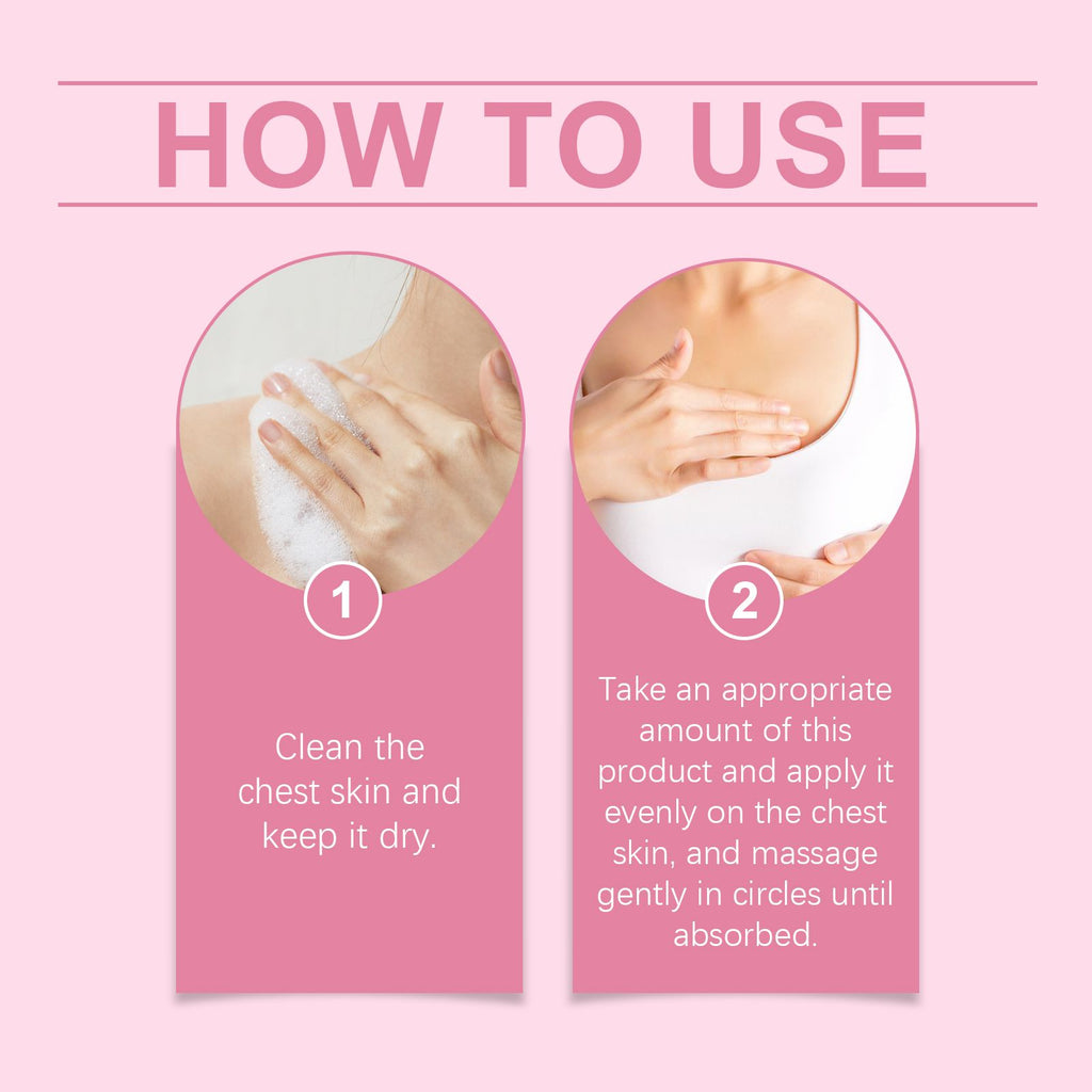 OceAura Brustpflegecreme – Aufpolstern, Pflegen der Brusthaut, Linienstraffung, elastische Massagebehandlung