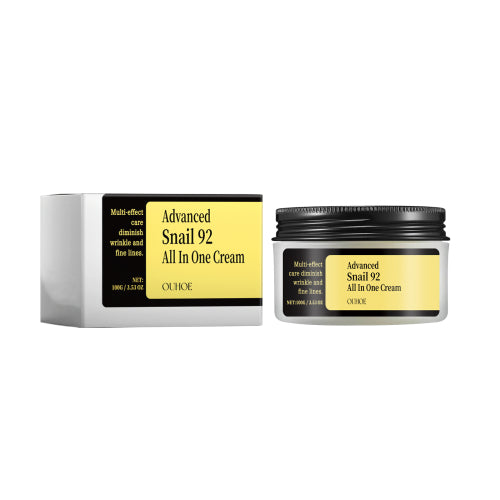 OUHOE Schneckenpflegecreme für das Gesicht – Feuchtigkeitsspendend, reparierend, Hautpflegecreme