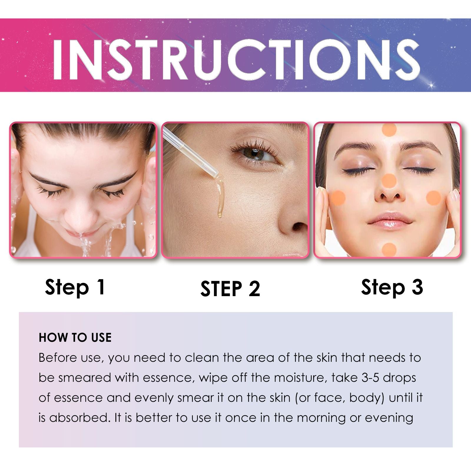 West&Month Sommersprosse Entfernen Anti-Aging Essenz – Gesichtstraffung, Anti-Falten, Aufhellung