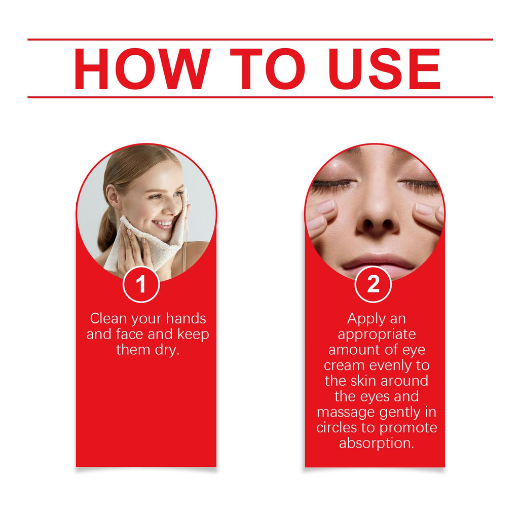 EELHOE Verfestigende Augencreme, Festigende und Hydratisierende Augenpflege-Essenz, Feuchtigkeitsspendende und Massierende Augencreme