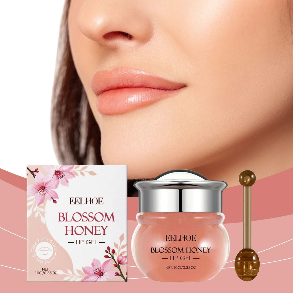EELHOE Kirschblüten-Schlaflip-Gel, Kirschhonig Lippenbalsam – Aufhellende, feuchtigkeitsspendende Lippenpflege - Korino