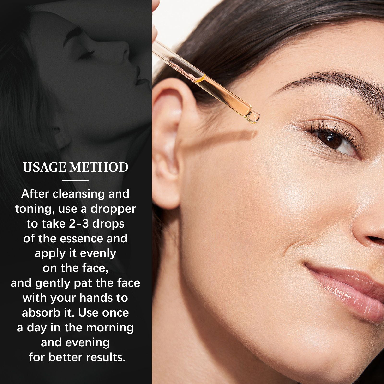 EELHOE Anti-Falten-Essenz, Feuchtigkeitsspendende Reparierende Aufhellende Anti-Aging Gesichtsessenz