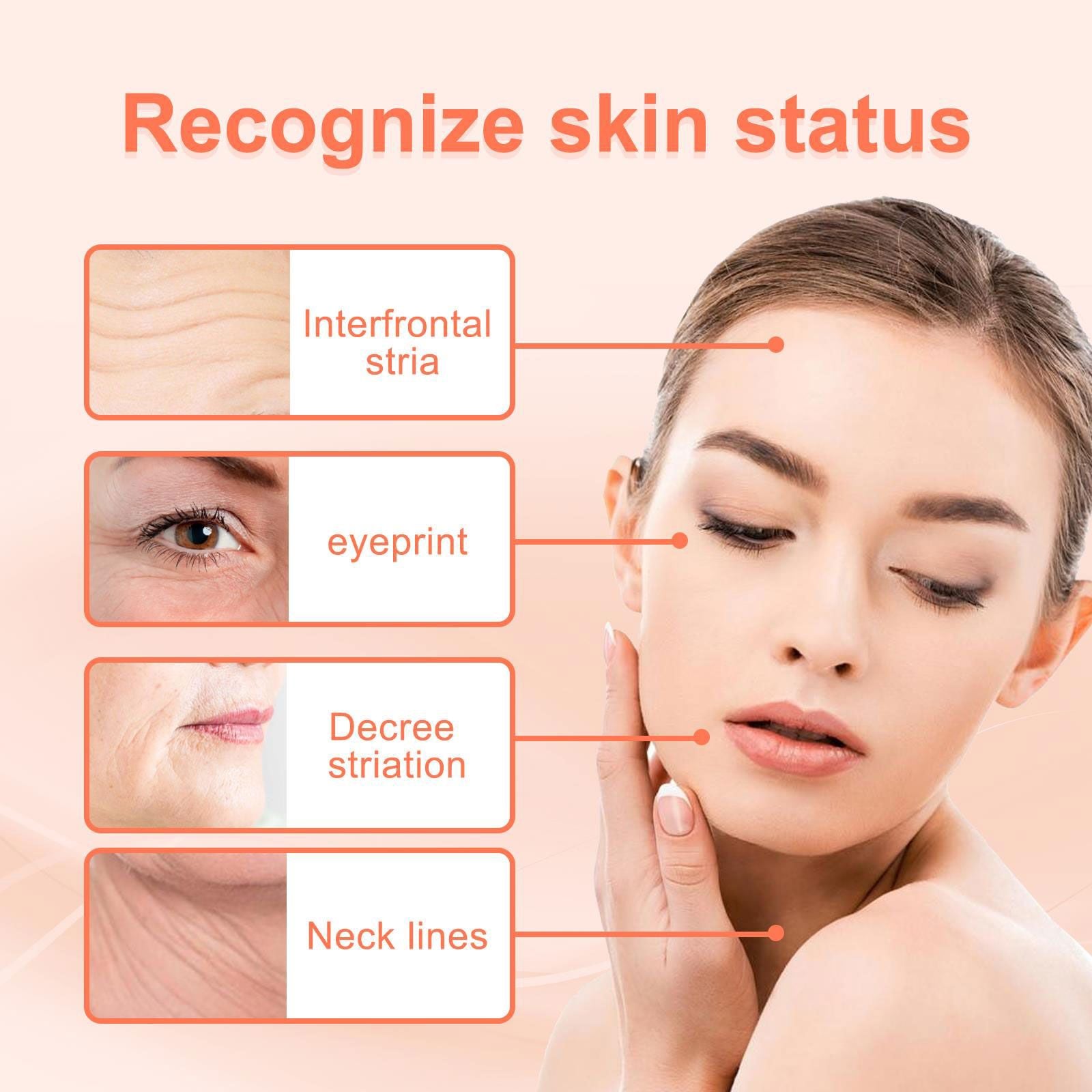 EELHOE Rosenöl, VC Anti-Aging-Essenz Vollständig hydratisierend chinesische Gesichtsstraffung Anti-Falten Frühes Alter Linien