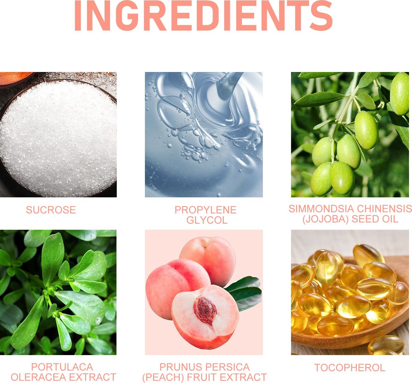 EELHOE Pfirsich Lippenpeeling – Feuchtigkeit, Hydratation, Aufhellung der Lippenhaut und Unterstützung der Mundwinkel - Korino