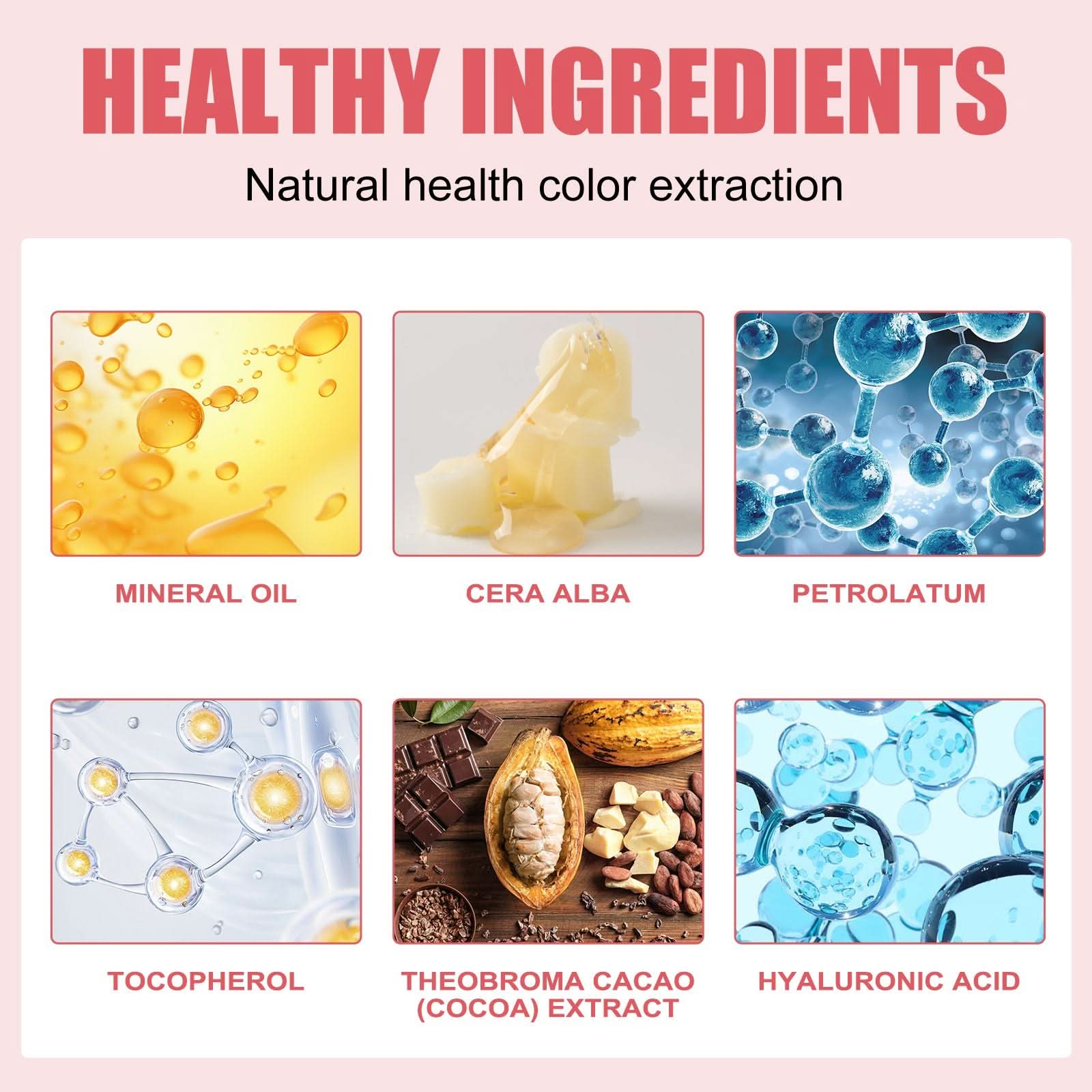 EELHOE Feuchtigkeitsspendender und aufhellender Lippenbalsam | Anti-Riss Hautreparatur | Lippenpflege mit Feuchtigkeit und hydratisierendem Lip Gloss - Korino