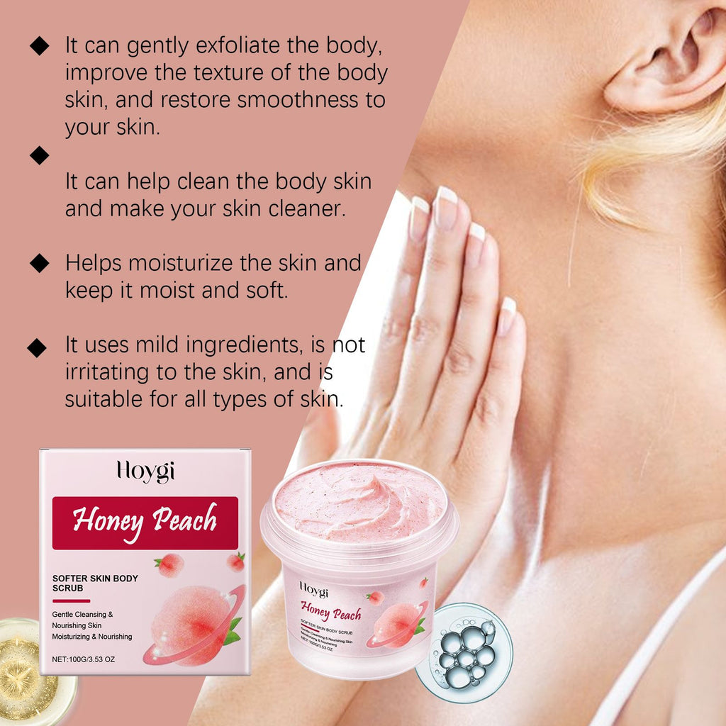 Hoygi Körperpeeling Sanftes Peeling, Reinigung, Feuchtigkeitspflege – Glänzend und Glatt