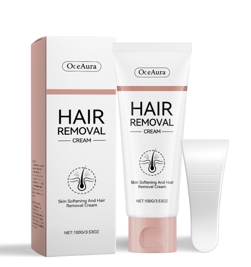 OceAura Körperhaarentfernung Creme, Milde, Nicht-Reizende, Saubere Haut Feuchtigkeitsspendende Glatte Haarentfernung