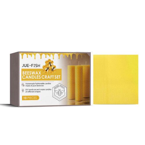 Jue-Fish Bienenwachs-Kerzen Bastelset, DIY Handgemachte Modellierkerzen Selbstgemachte Kreative Geschenke Souvenirs Von Hand Begleitete Geschenke