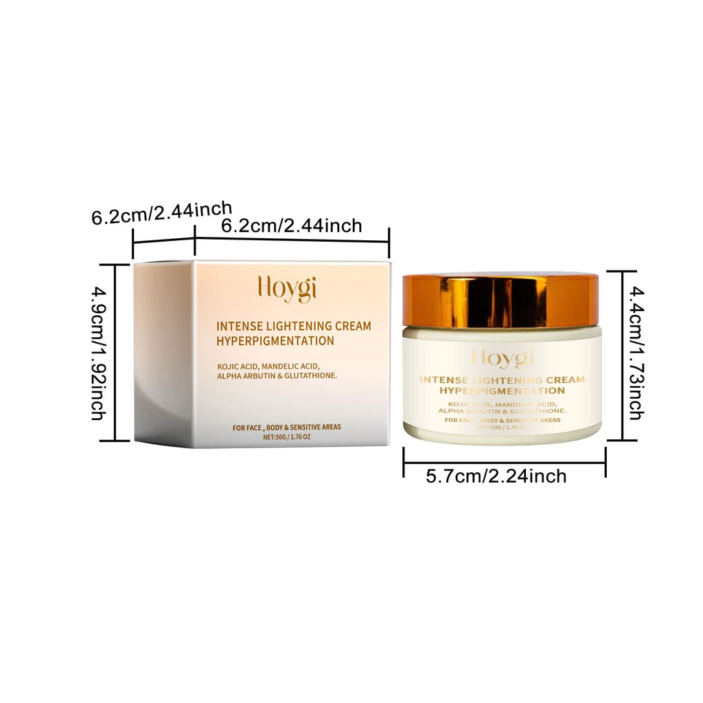 Hoygi Intensiv Aufhellende Creme, Ultra-Feuchtigkeitsspendende Festigende Strahlende Hautpflegecreme