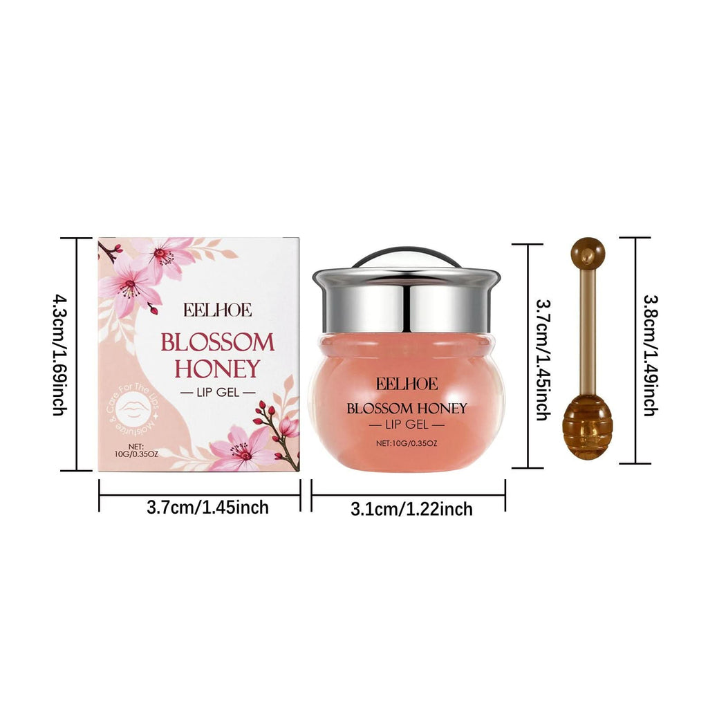 EELHOE Kirschblüten-Schlaflip-Gel, Kirschhonig Lippenbalsam – Aufhellende, feuchtigkeitsspendende Lippenpflege - Korino