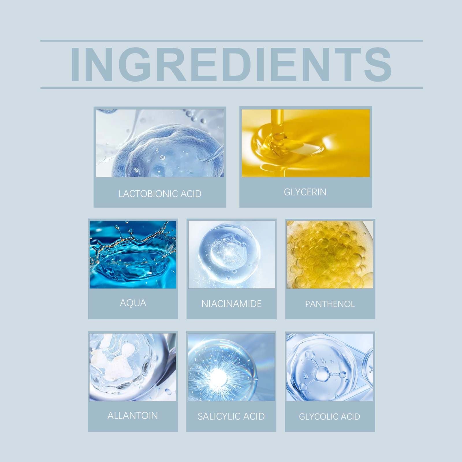 Hoygi Exfolierender Feuchtigkeitsspendender Toner, spendet Feuchtigkeit, exfoliert sanft und verbessert trockene Haut