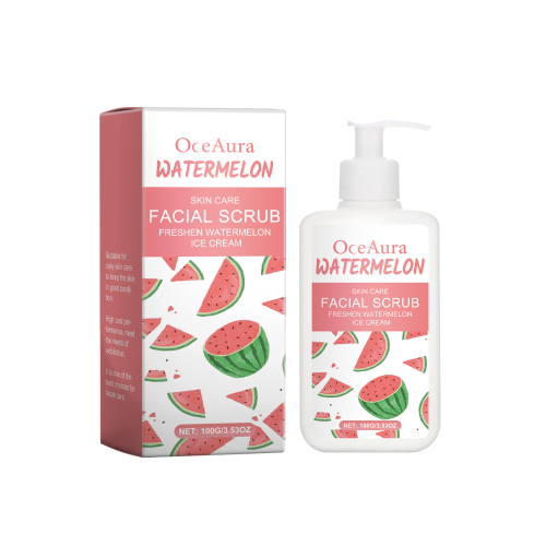 OceAura Sanftes Peeling-Scrub, Reinigt Und Feuchtet Das Gesicht Mit Einer Zarten Und Sanften Hautpeeling-Formel