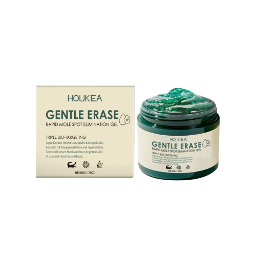 Houkea Hautpflege Gel – Körperfeuchtigkeitsspendend, Glättend und Aufhellend Muttermalpflegecreme