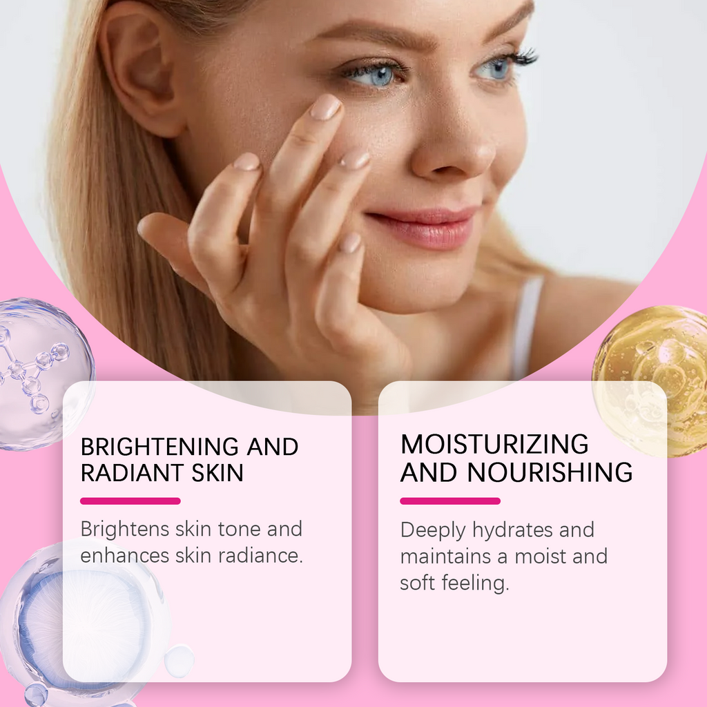 Hoygi Hyaluronsäure Aufhellende Creme, Sanfte Feuchtigkeitspflege, Straffung und Aufhellung des Hauttons