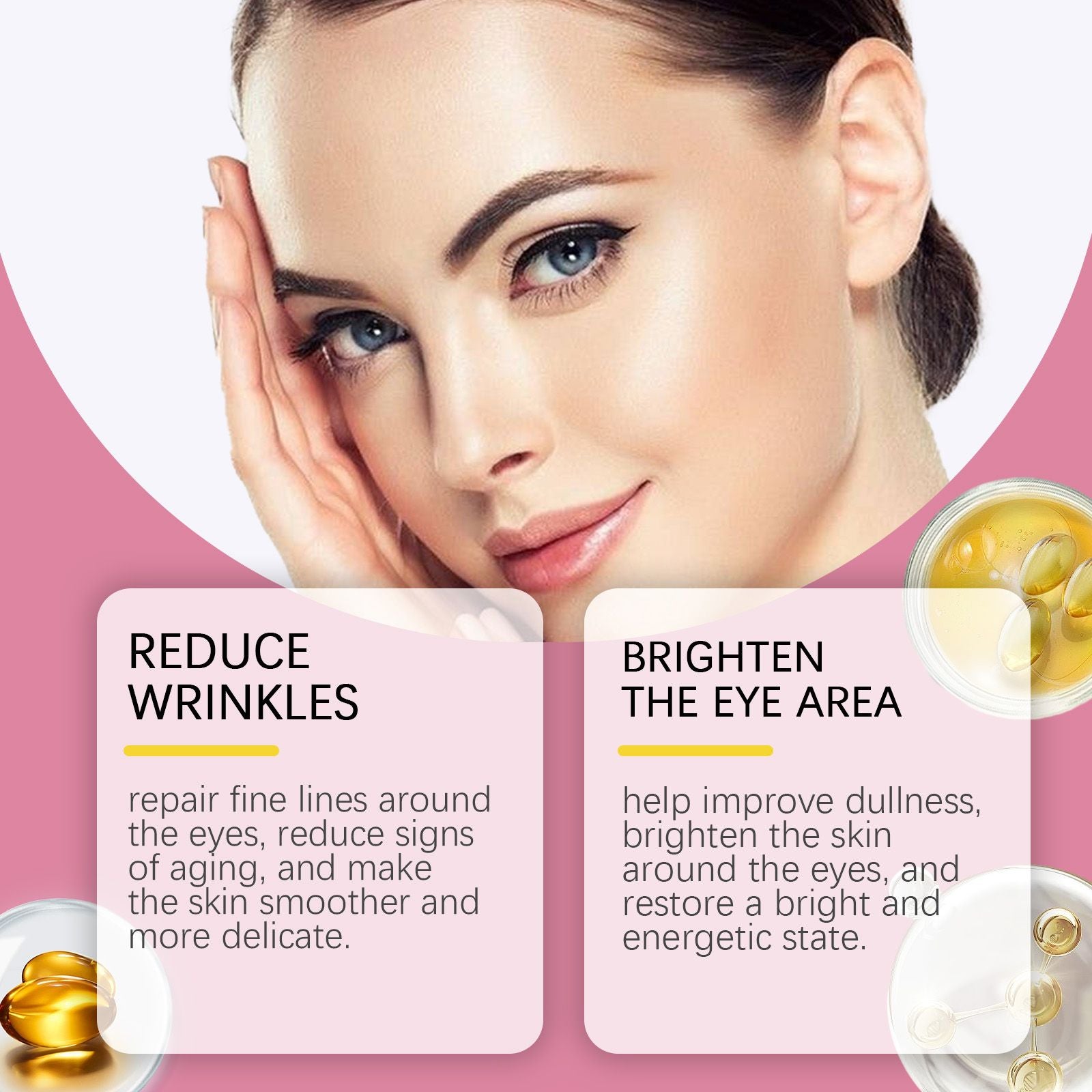 West&Month Retinol-Augencreme-Stick, strafft elastische Haut, spendet Feuchtigkeit und massiert die Haut um die Augen